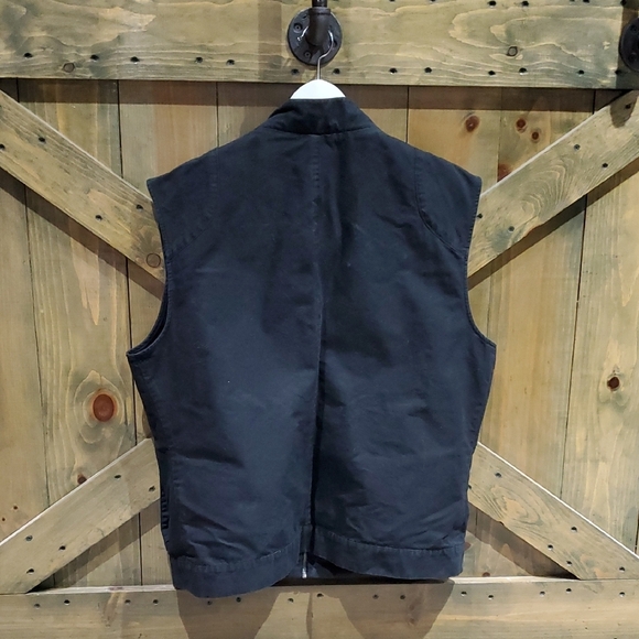 G by Guess Black Utility Vest Durable Sleeveless Design - Picture 5 of 6